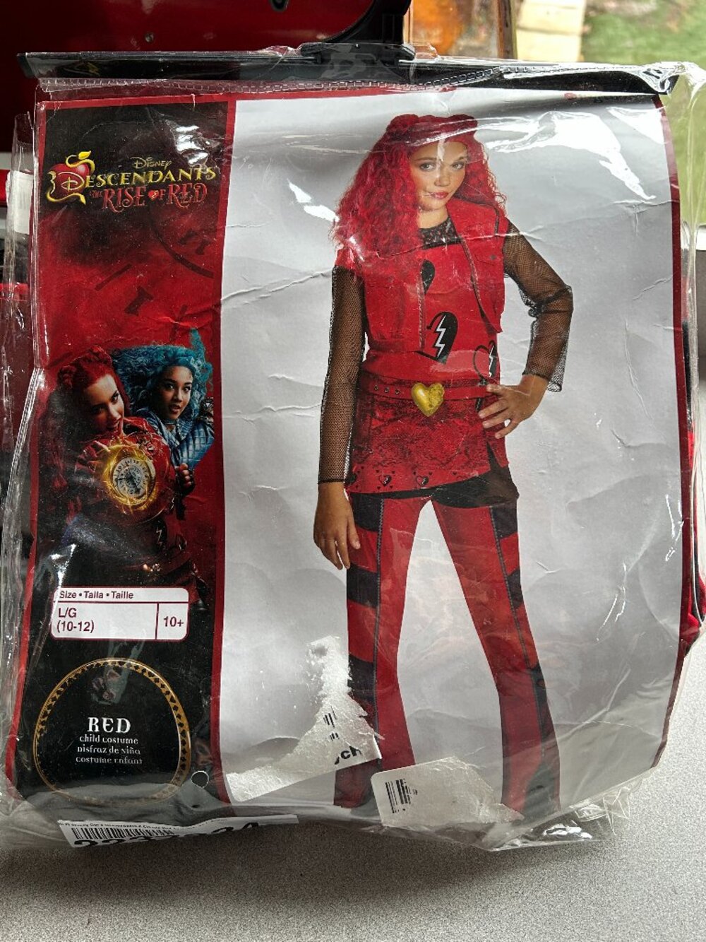 Girl’s Disney Descendants Costume – Large – New